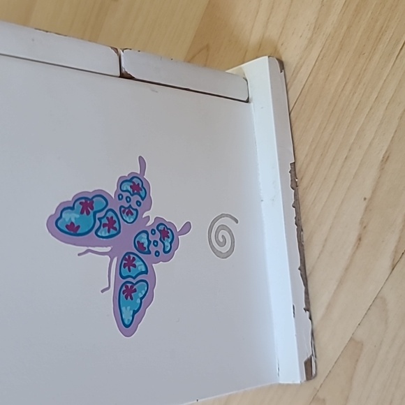 Purpule/Pink Butterfly Wooden jewelry Box & Organizer 9"×10"×4 1/2" - Picture 12 of 12